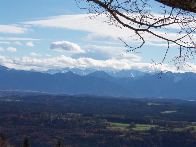 Blick auf das Karwendelgebirge