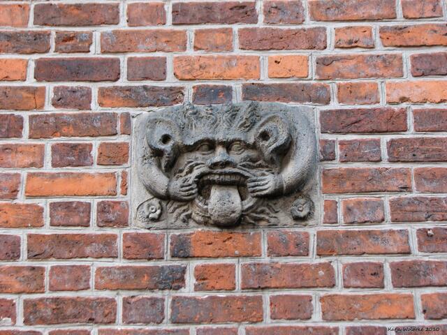 Fratzenkopf am Alten Rathaus ("Roter Faden" Hannover) (©Katja Woidtke)