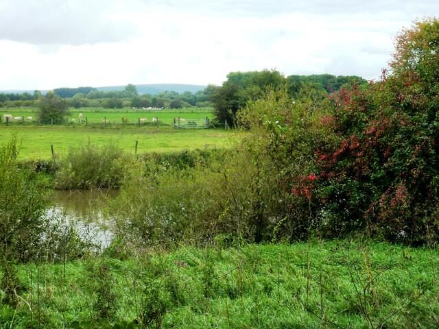 Weiter Blick über die Landschaft