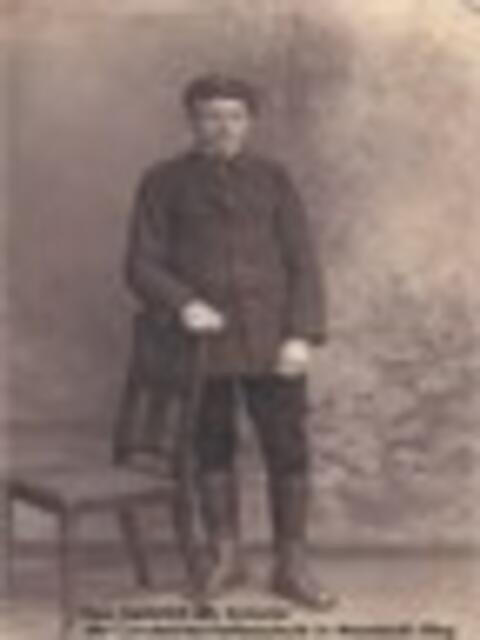 Heinrich Wettig, als Schüler der Landwirtschaftsschule Neustadt/Rbg