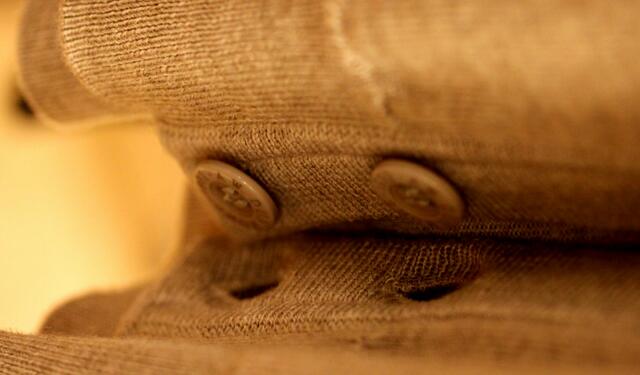 Knopf mit passendem Knopfloch
