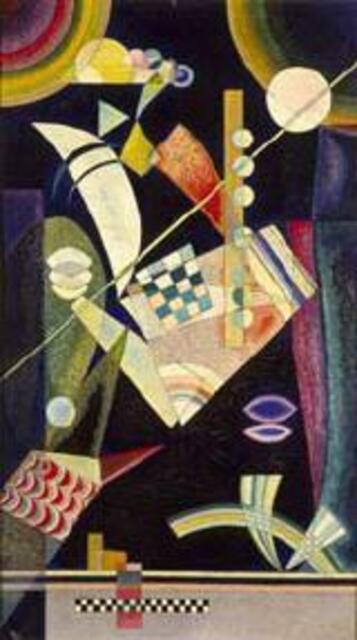 Wassily Kandinsky: Scharfe Härte, 1926. Wilhelm-Hack-Museum, Ludwigshafen/VG Bildkunst Bonn, 2010.