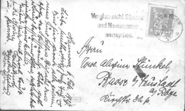 Frau Wwe. Alvina Stünkel, Basse