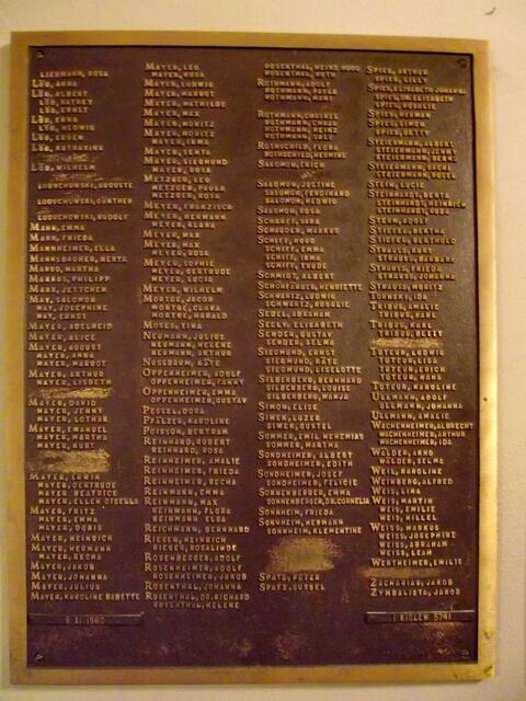 Doch konnten einige Name von dieser grausamen Liste genommen werden - GOTT SEI DANK