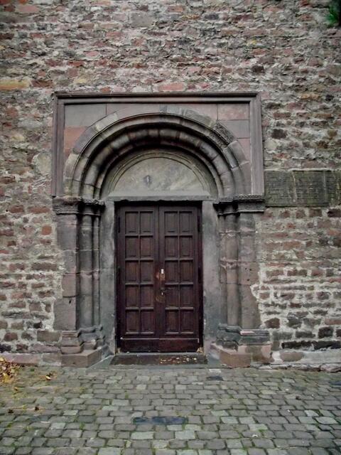 Ursprünglicher Haufpteingang - später: Eingang zur Männersynagoge
