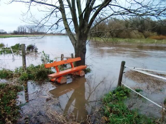 Aquajogging zur Bank
