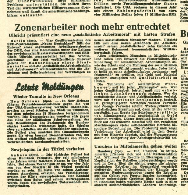 Auch das ist Geschichte und soll sich - so hoffen wir wohl alle - niemals wiederholen.