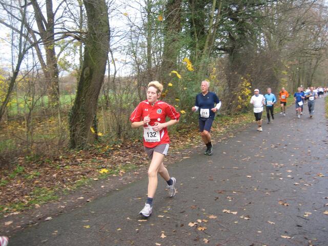 Mandy Krause bei Kilometer 3