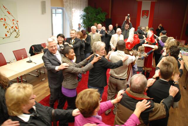 Auch beim Sturm aufs Rathaus am 11.11. waren die Hoppers mit dabei