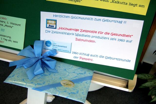 ... & zum Schluss unser Geschenk !!!