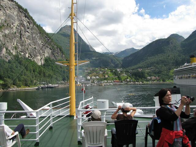 Überfahrt  nach Hellesylt