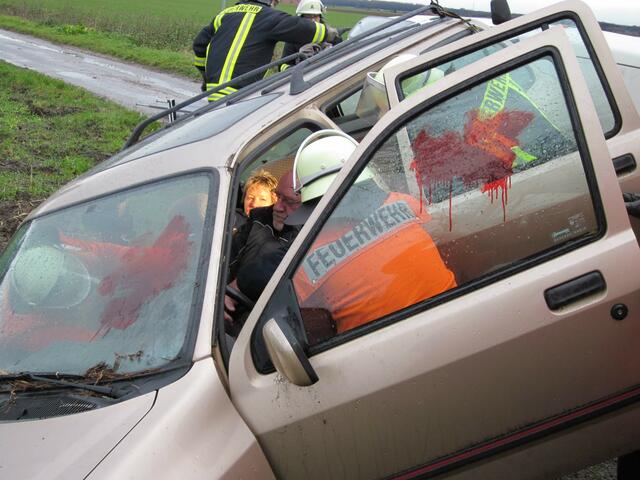 Rettung der "Unfallofer" ...