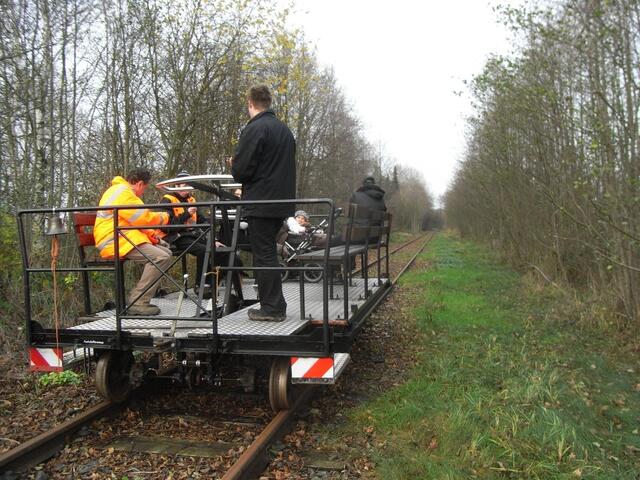 die Strecke zum Waldlager