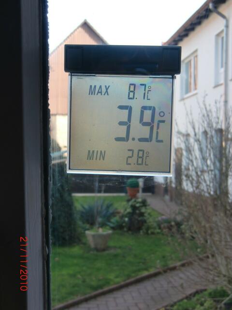Brrr, es war kühl