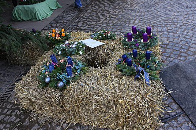 Adventskränze waren der Renner