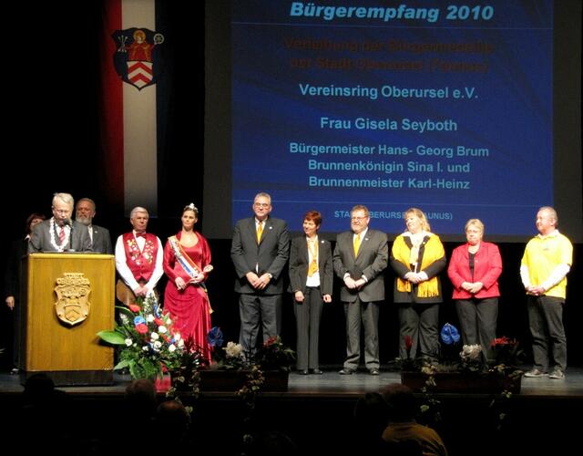 Ehrung des Vereinsrings