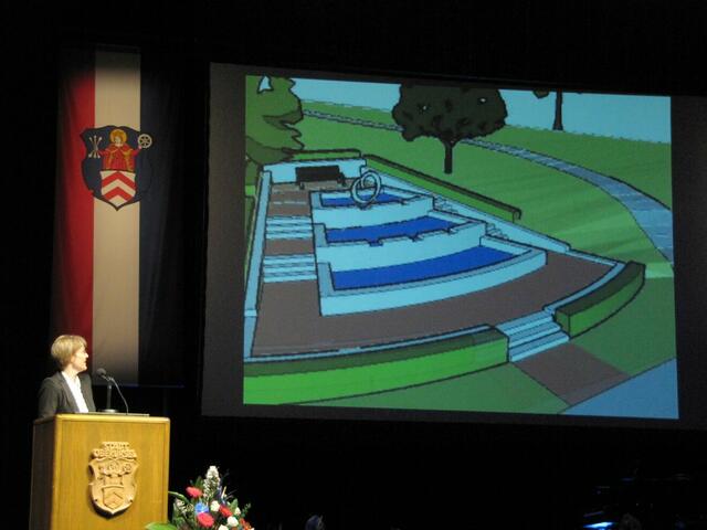 Entwurf für den neuen Marienbrunnen