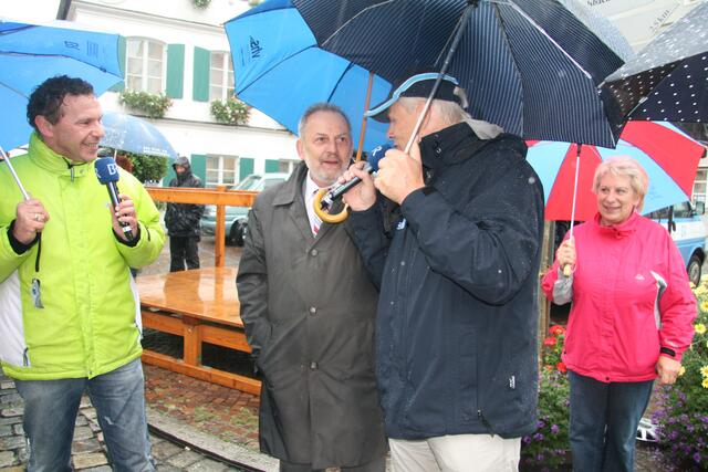 "Höchststrafe" bei der Radltour: Dauerregen | Foto: Irene Rung