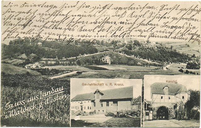 Landau etwa 1918 oder früher...
