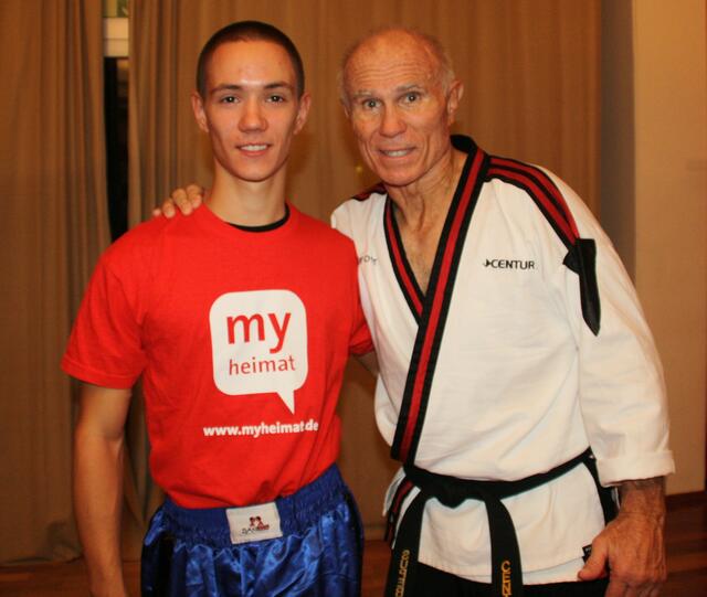 Bastian Weber mit Bill Wallace