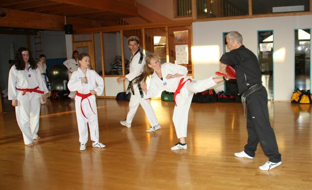 Gemeinsames Training in Meitingen