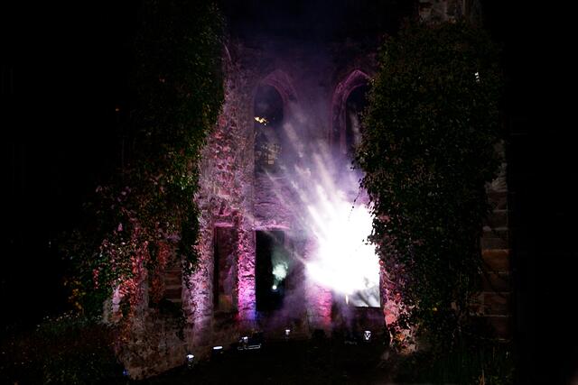 Lightshow zur Einweihung