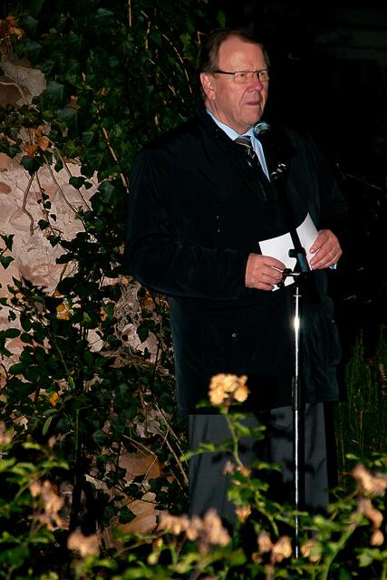 Peter Ahrens bei seiner Ansprache