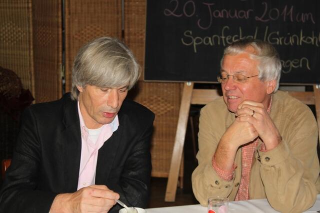 Dieter Bufe und Alfed Niebuhr im Gespräch