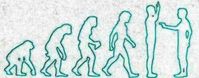 Vielsagendes Bild - mit einem Blick erfassbar: Weiterführungen der Evolutionstheorien sind mit künstlerischem Wissen zu erarbeiten: Mehr dazu im Artikel. a&s-p-Bild.