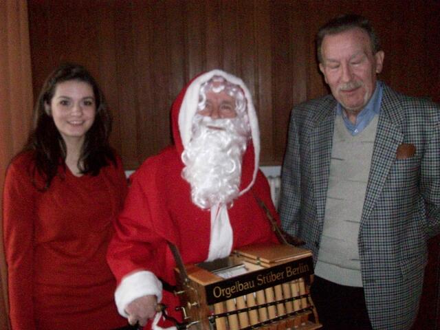 Ina Pintiak, Weihnachtsmann und Manfred Ehlert