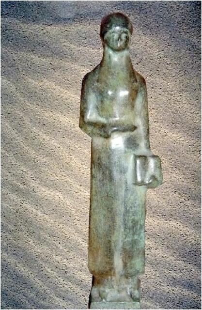 Französische Königin aus Kiew vom Bildhauer Gregor Kruk - Kopie von der Figur am Rathausplatz