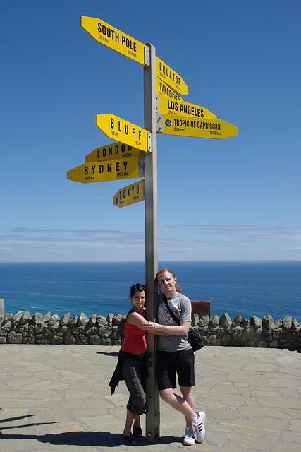 Am Cape Reinga (Neuseeland) mit meiner Freundin | Foto: Mike Schwarz