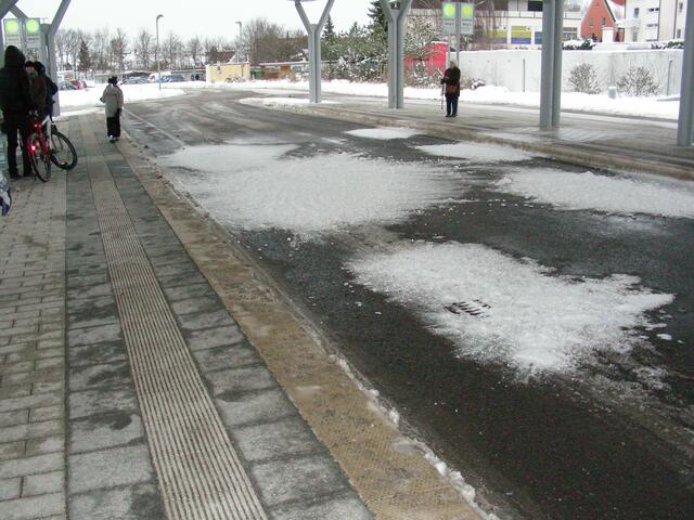 ... jede Menge Schnee kam da runter