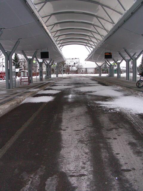 ... jede Menge Schnee kam da runter