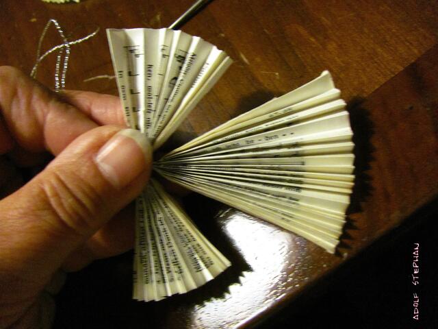 . .knicke die enstandenen Flügel nach unten. . .