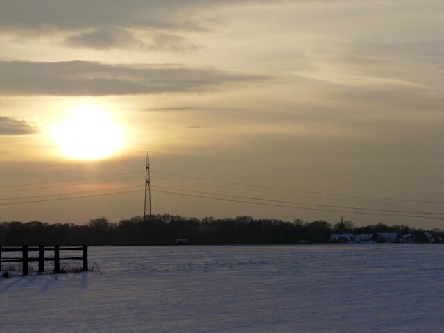 Dem Sonnenuntergang entgegen....