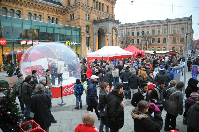 Gute vorweihnachtliche Stimmung.