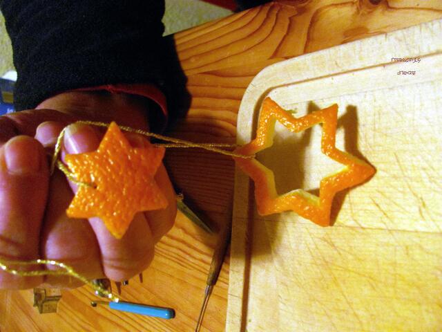 So hast Du zwei auf einen Streich. Wenn sie getrocknet sind, sehen sie besonders schön aus