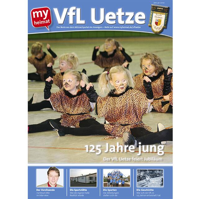 Mit dem Sonderheft zum Vereinsjubiläum des VfL Uetze ging es im Januar los.
