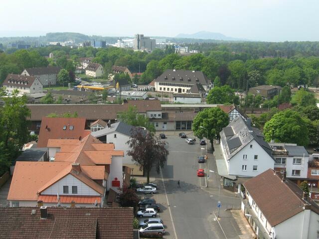Der Stadtallendorfer Bahnhof vor dem Umbau (02.05.2009)
