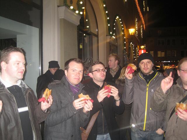 v.l. Sascha, Gunter, Michi, Boris und der erhobene Zeigefinger von Jan ;)