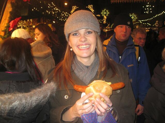 Verena macht's gleich nach und dankt für den Tipp