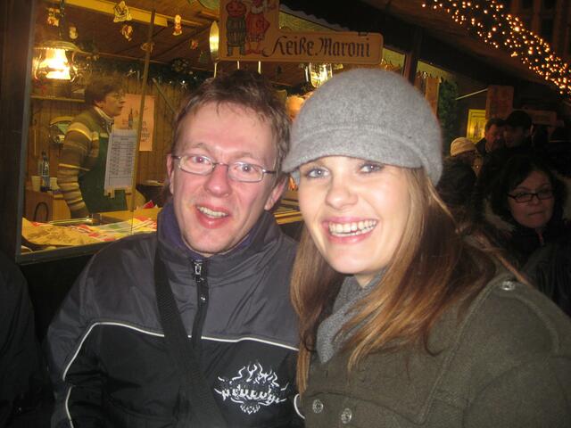 Michi und Verena - schon ganz selig :)