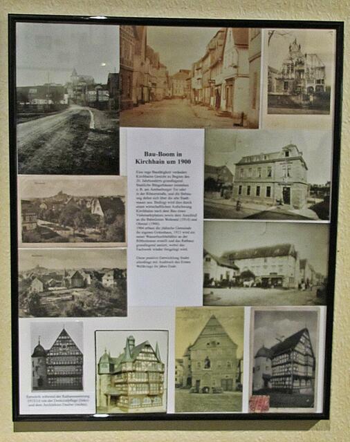 Bautätigkeiten in Kirchhain um 1900.