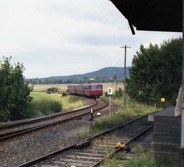 Königsberg in Bayern -- Oktober 1990 - auch diese Strecke konnte nicht gerettet werden