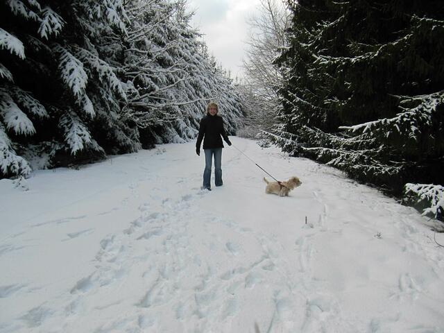 Meine Freundin mit "Linda"