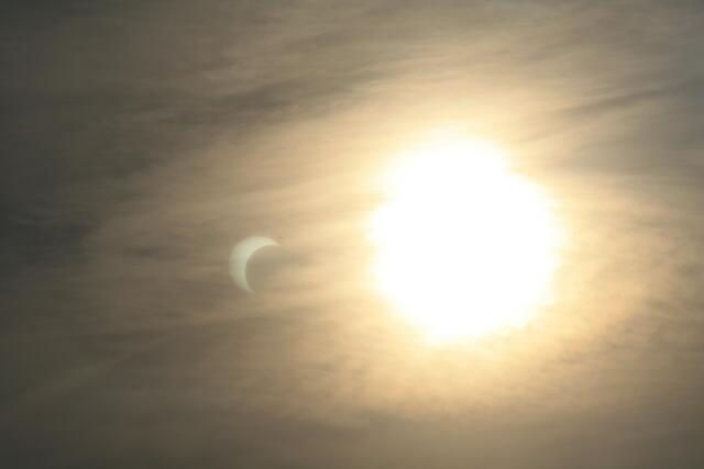 ...auf dem Weg vor die Sonne