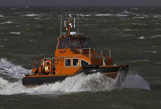 Lotsenboot im Einsatz