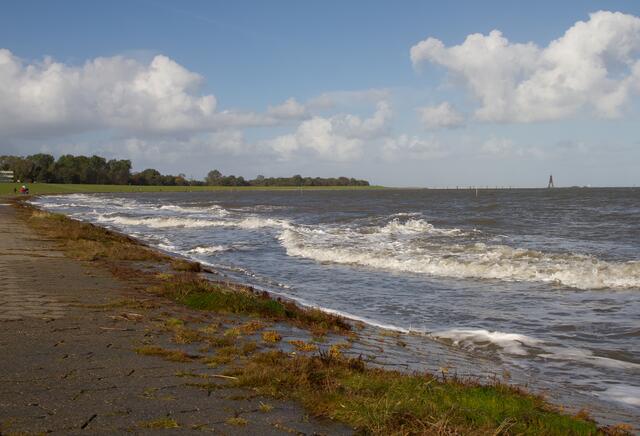 Grimmershörn Blick Kugelbake