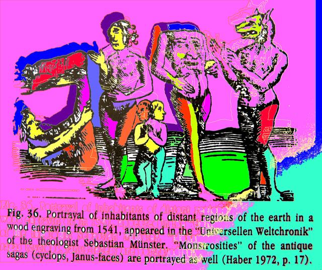 phantasía – „Erscheinung“, „Vorstellung“, „Traumgesicht“, „Gespenst“ ...; aus SB-W.Hahn Fig. 36; 1541-Monster - reanimiert in Farbe 5/1/11.
